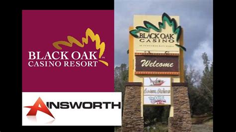 black oak casino upcoming events.